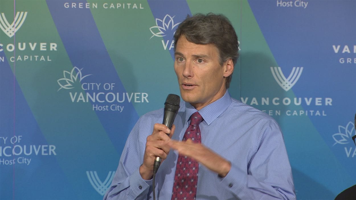 Le maire Gregor Robertson
