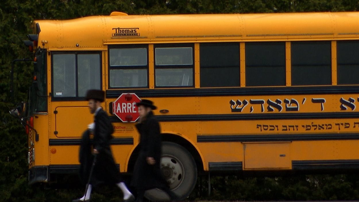 Autobus d'un école juive orthodoxe