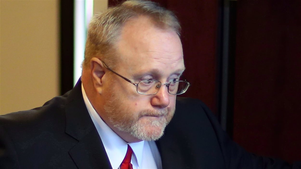 L'ex-maître de 2e classe James Wilks, à sa sortie de la cour martiale, en septembre 2013.