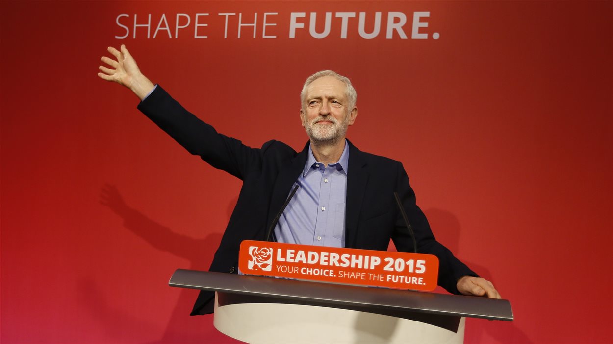 Jeremy Corbyn a été élu à la tête du Parti travailliste, le 12 septembre, à Londres.