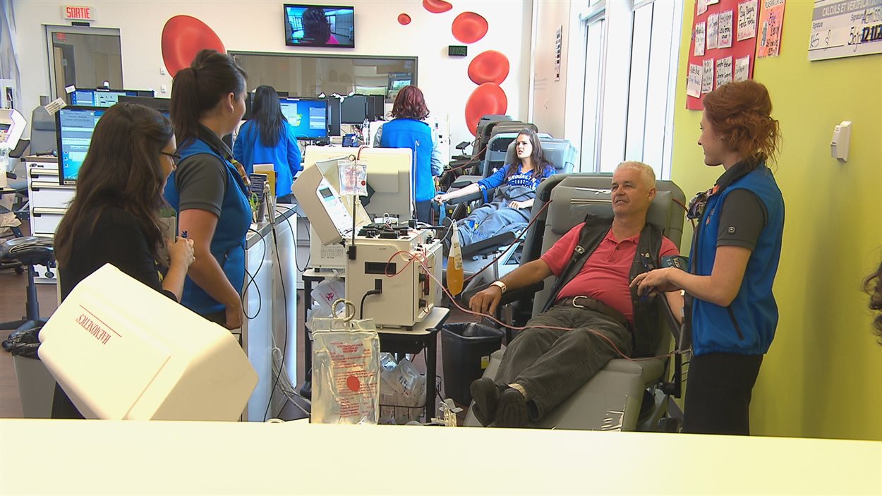 Le centre de prélèvement Plasmavie-Globule d'Héma-Québec