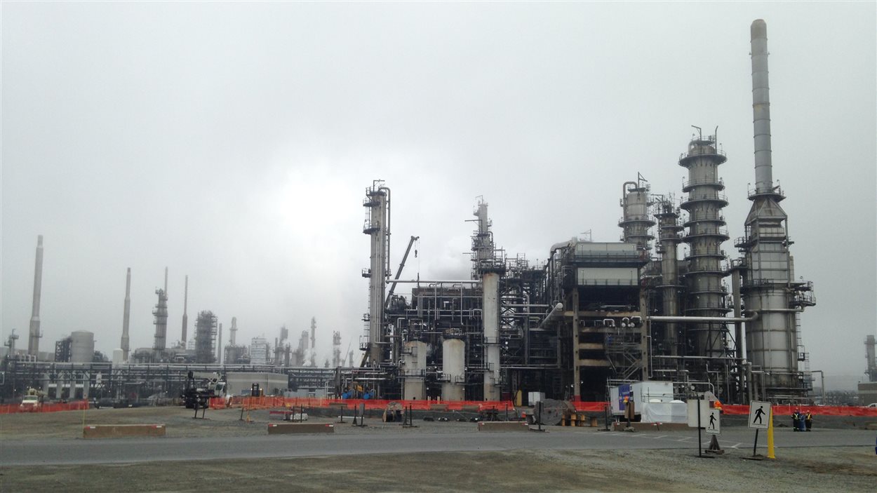 La raffinerie Irving Oil, à Saint-Jean, au Nouveau-Brunswick