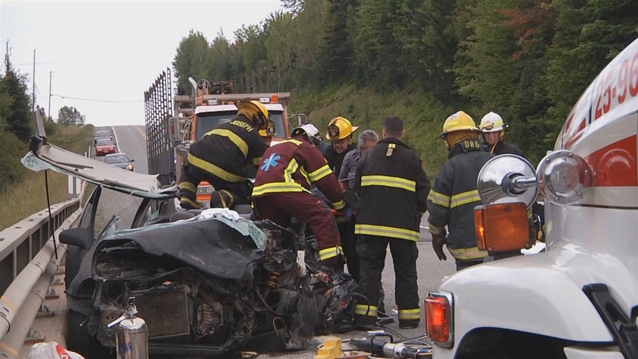 Un mort dans une violente collision en Beauce RadioCanada Un mort dans une violente collision en Beauce RadioCanada