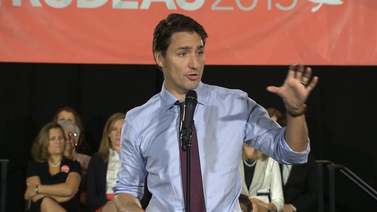 En marge d'une annonce à Toronto, Justin Trudeau a répondu aux questions des journalistes.