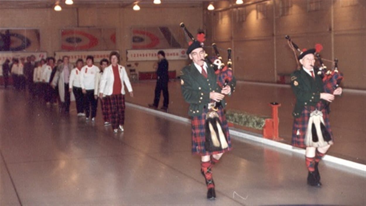 Cérémonie lors des finales nationales Junior Féminin Pepsi, 1986