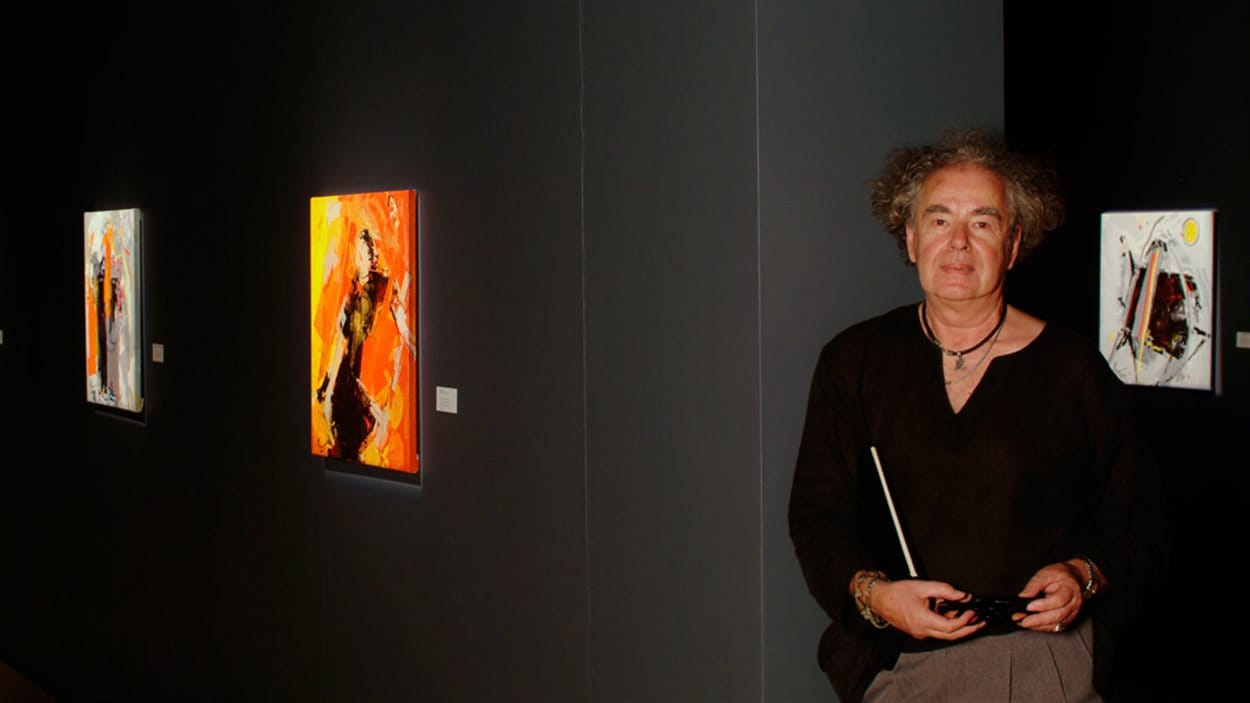 L'artiste-peintre René Lemay.