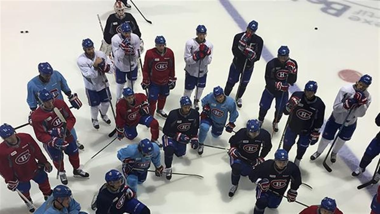 Entraînement des Canadiens de Montréal mercredi