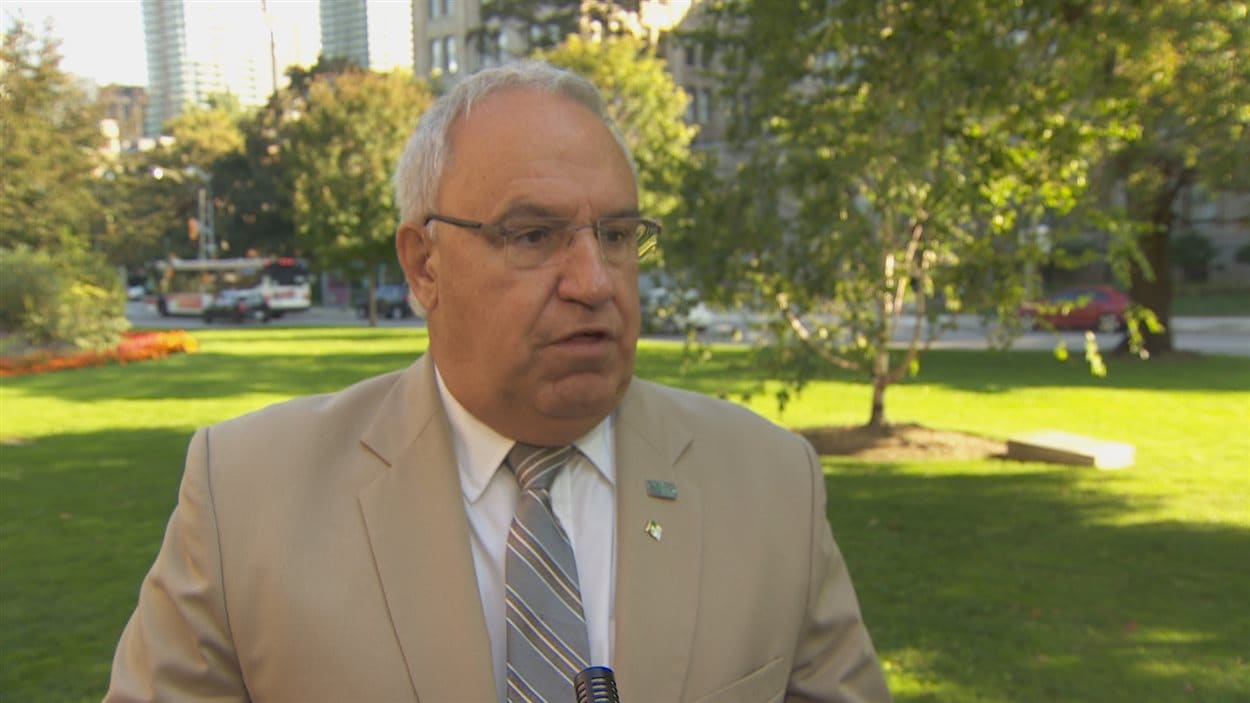 Le président de l'AFO, Denis Vaillancourt