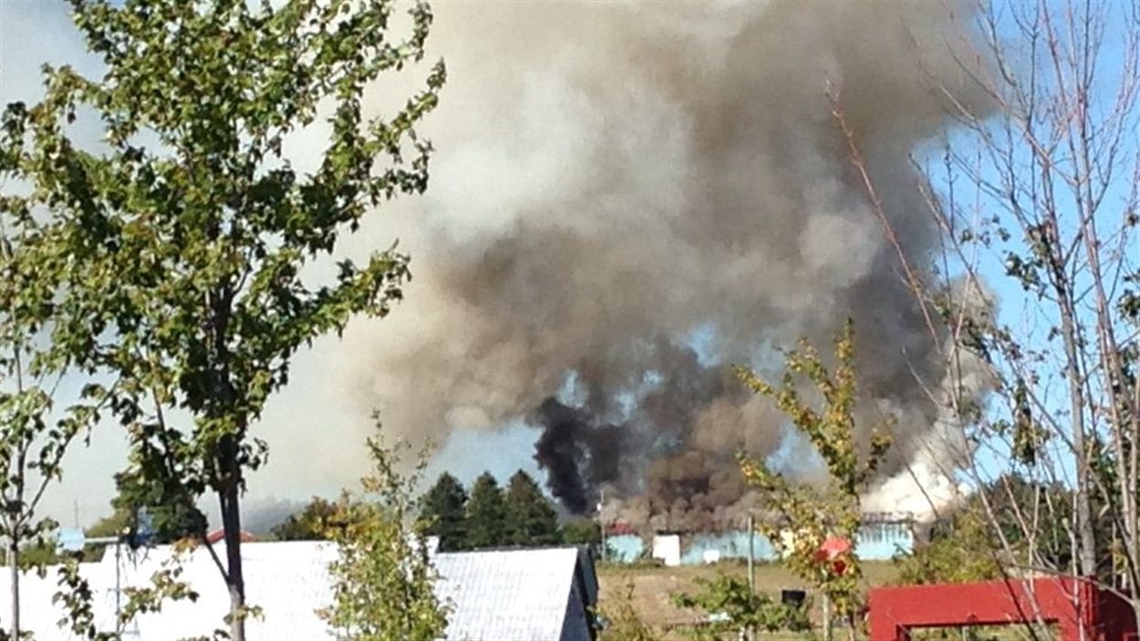 Incendie à SainteAngèledePrémont RadioCanada