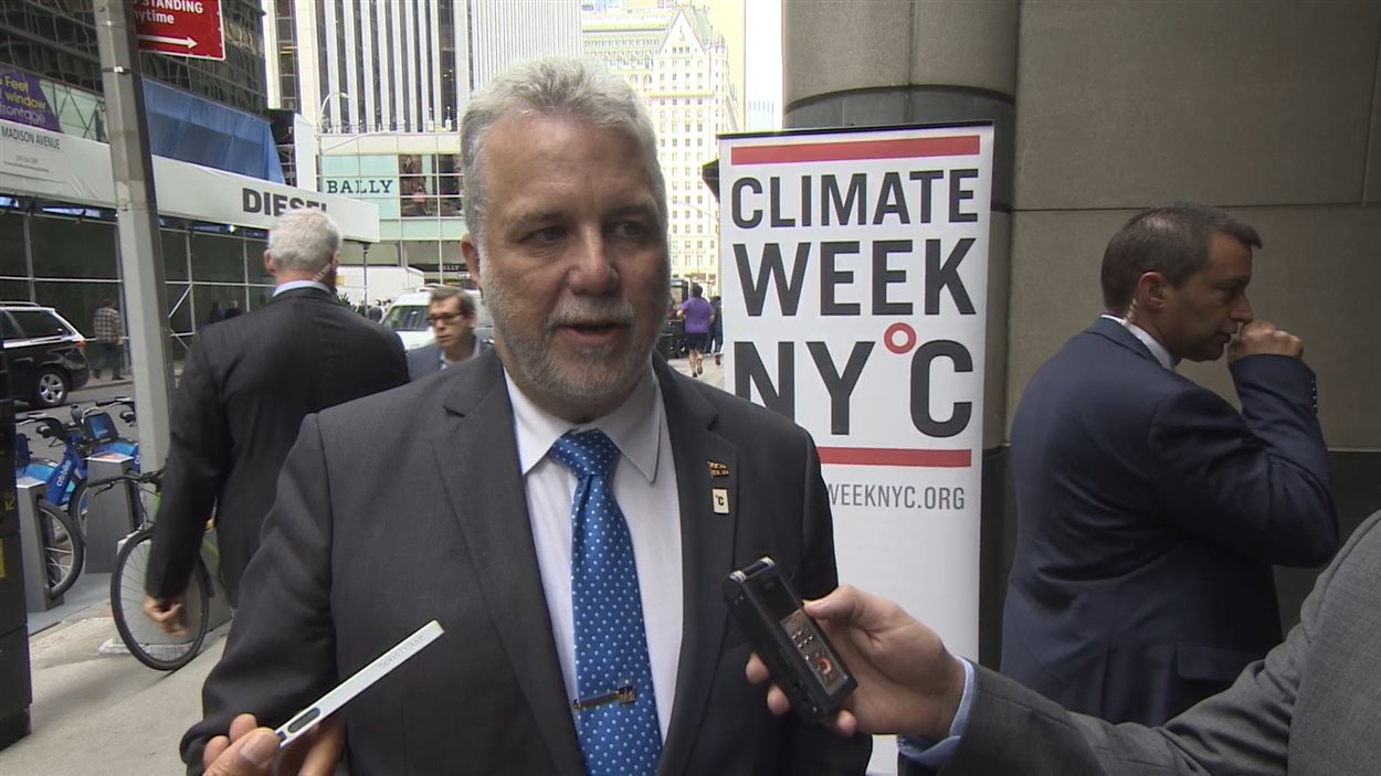 Philippe Couillard à New York