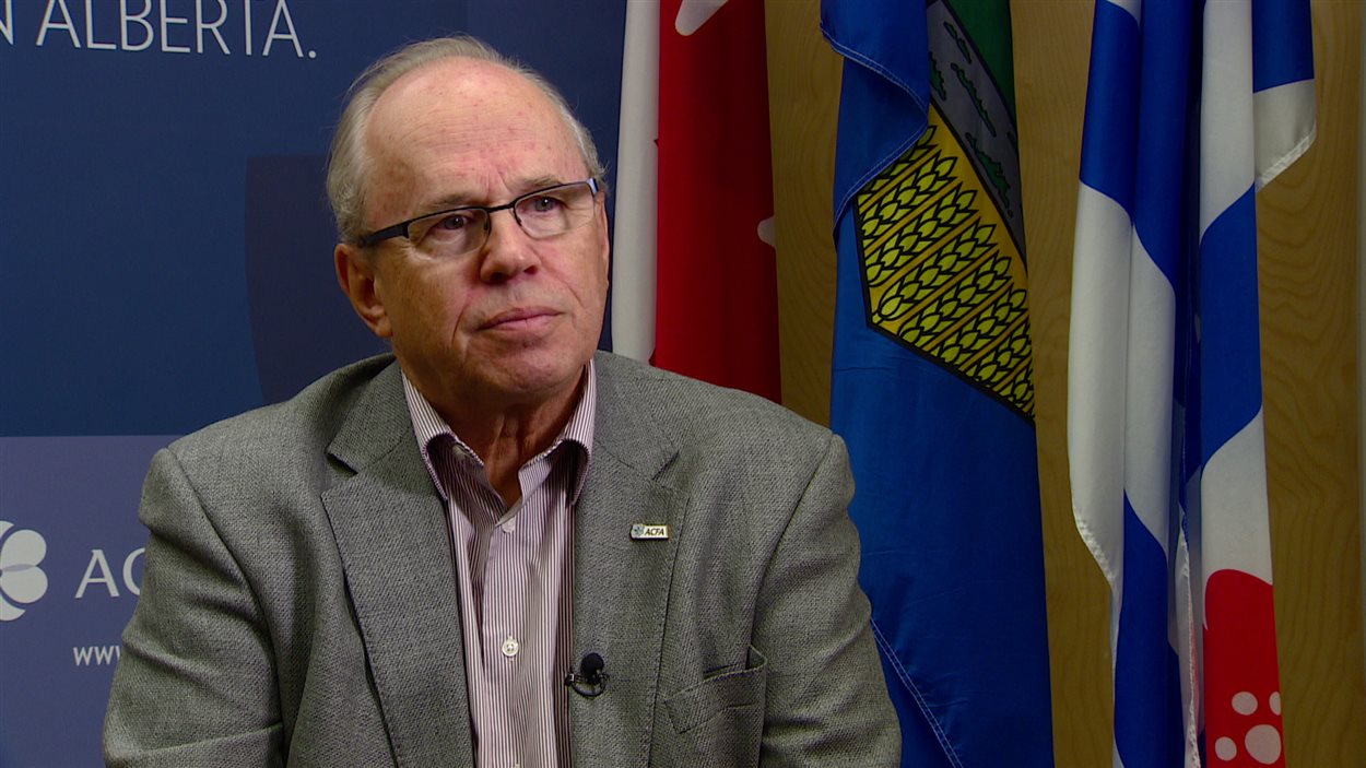 Le président de l'Association canadienne-française de l'Alberta (ACFA), Jean Johnson