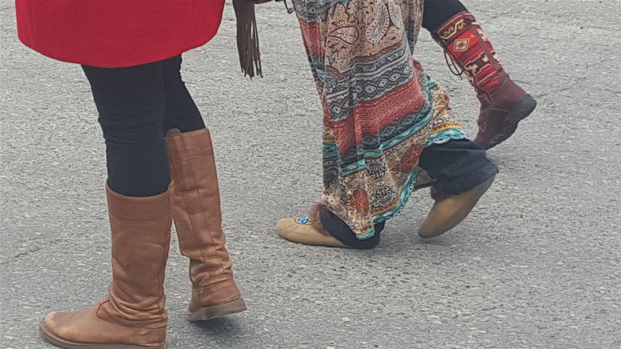 Vigile pour femmes autochtones disparues ou assassinées, Val-d'Or, 4 octobre 2015