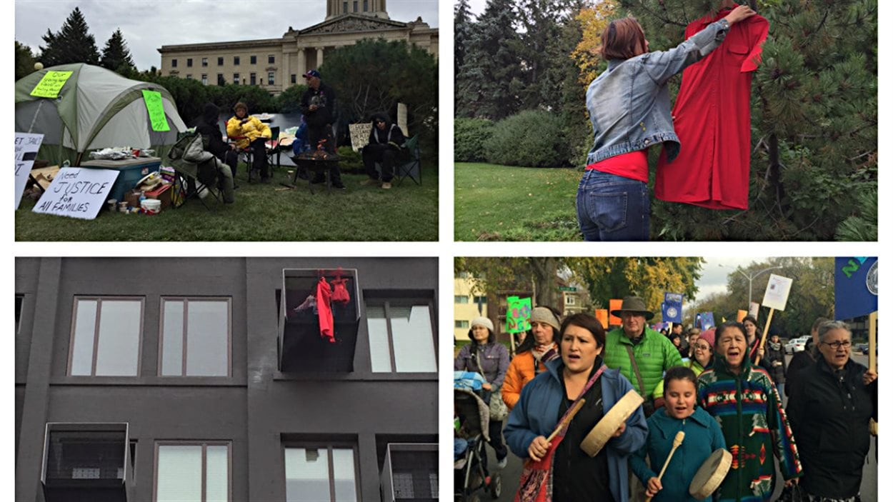 Un montage photo de différentes initiatives dans l'Ouest du pays.