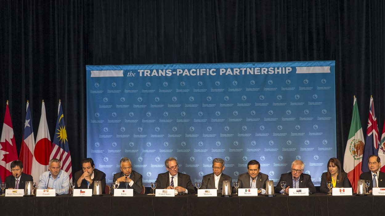 Conférence de presse à Hawaï dans le cadre des négociations sur les termes du Partenariat transpacifique