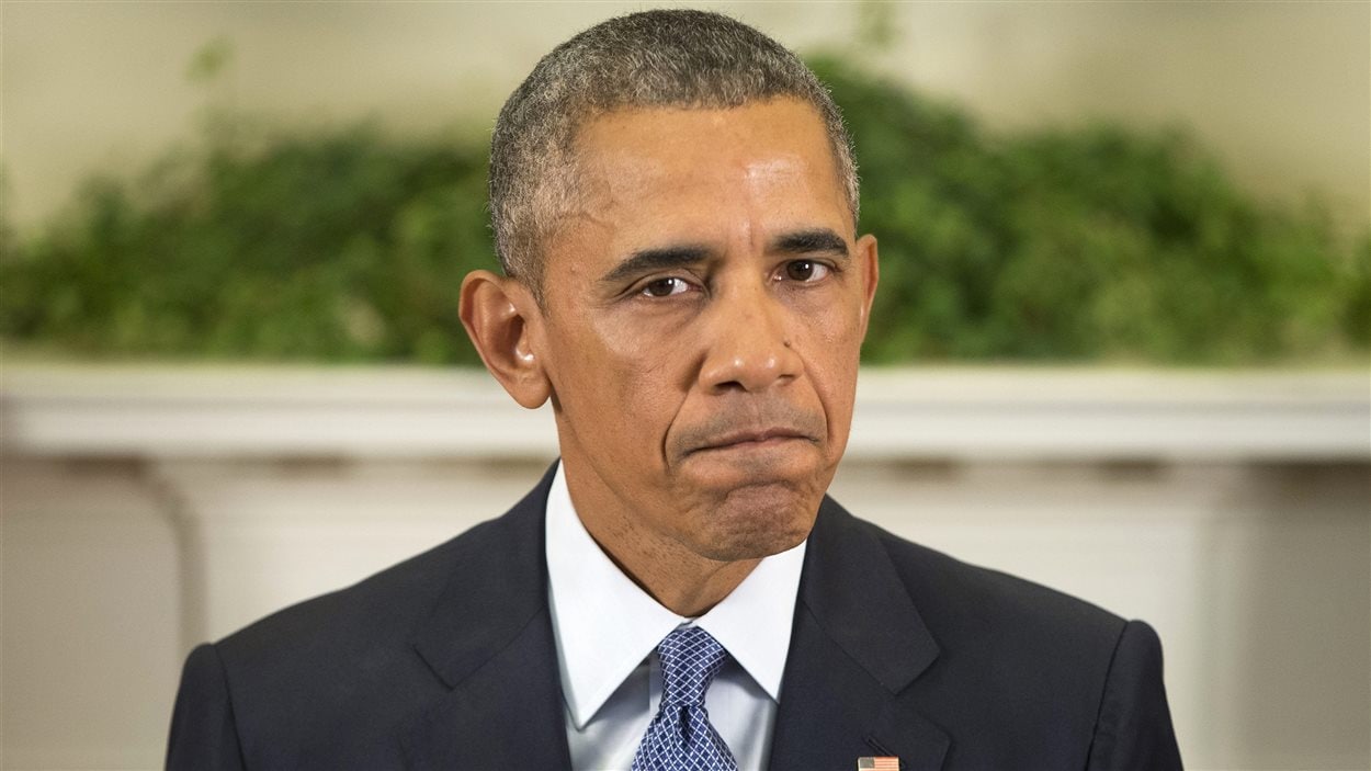 Le président américain Barack Obama fait une annonce sur les troupes en Afghanistan à la Maison-Blanche.
