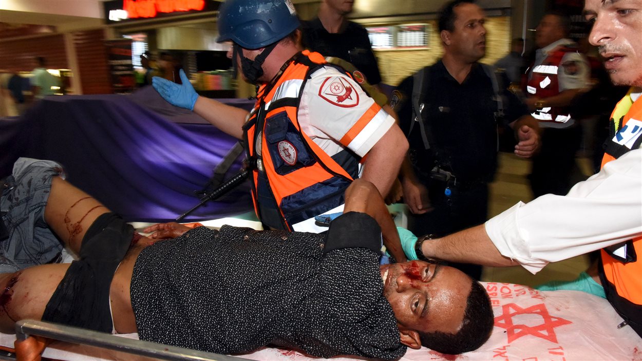 Un blessé dans l'attaque à Beersheba.
