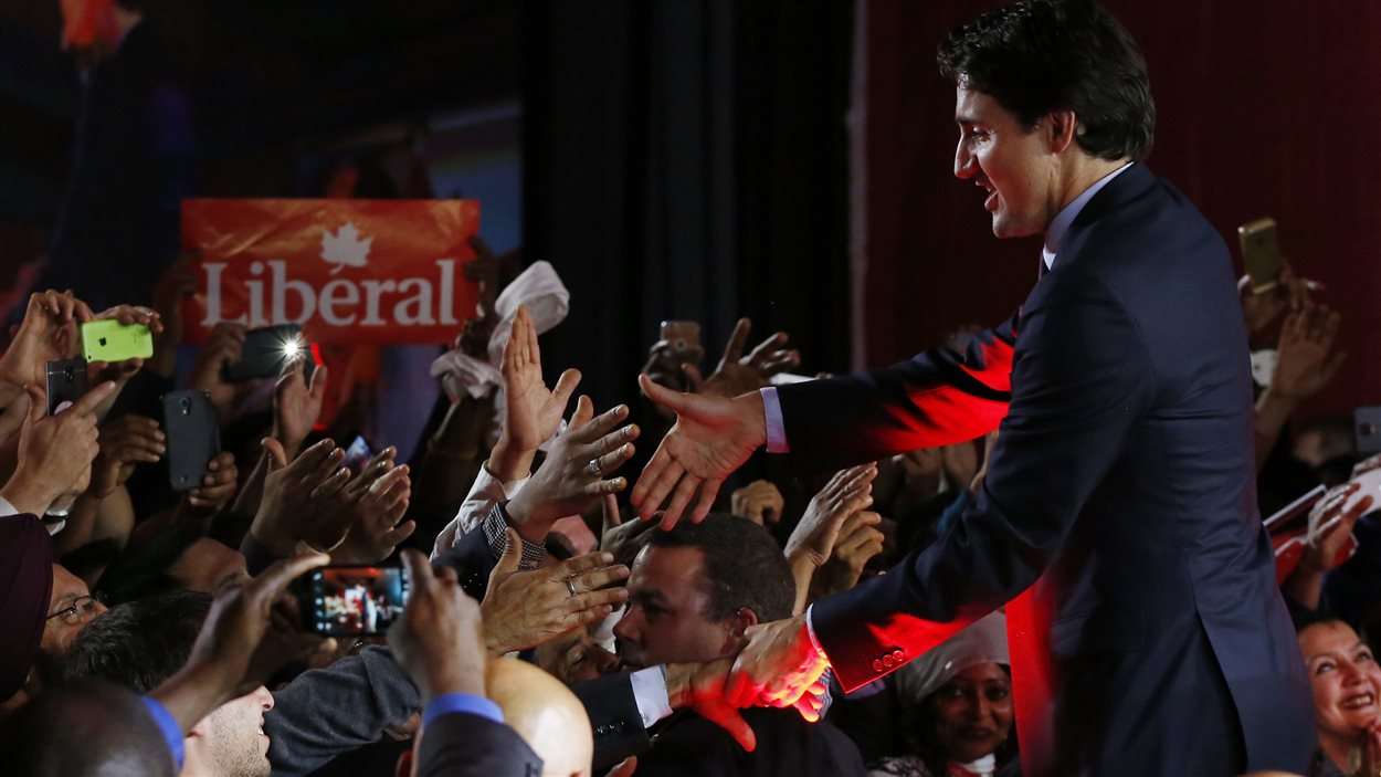 Justin Trudeau en territoire libéral