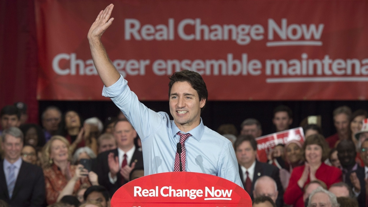 Justin Trudeau au lendemain de son élection