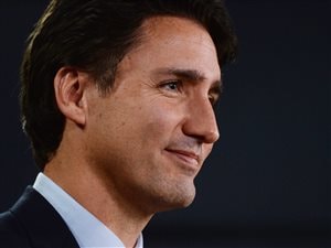 Justin Trudeau s'est adressé aux médias au Théâtre national de la presse à Ottawa.