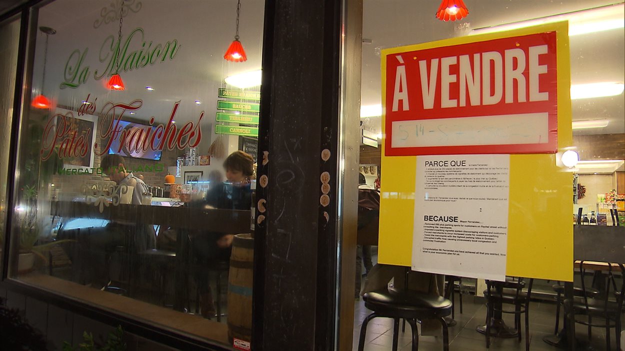 La Maison des pâtes fraiches rue Rachel, dont le copropriétaire fait partie de la contestation.