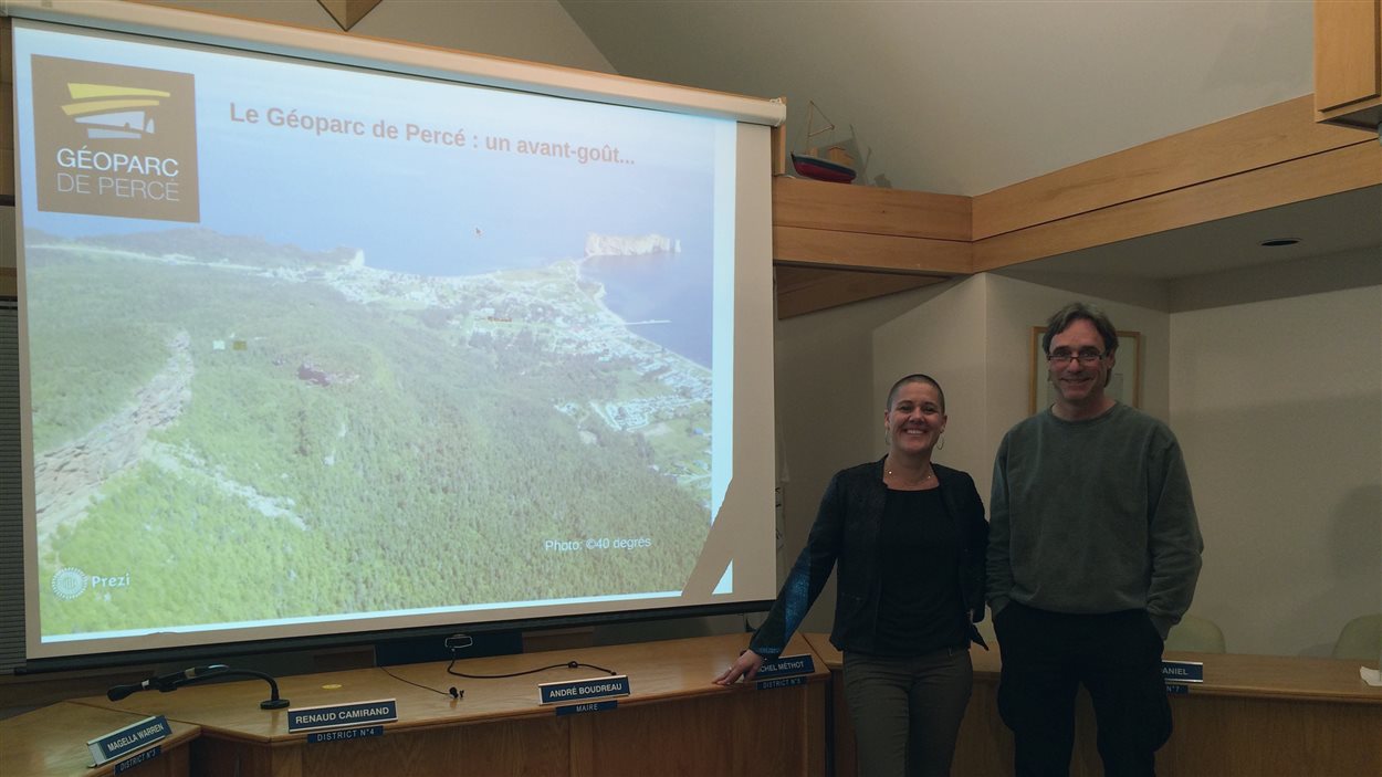 La présentation du Géoparc de Percé