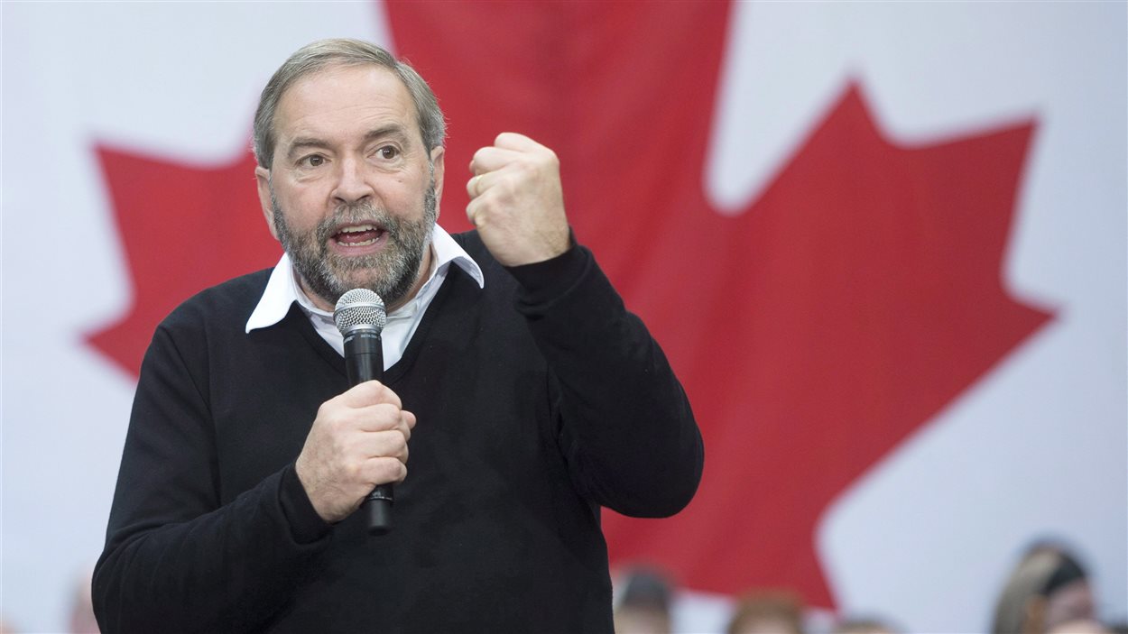 Mulcair Est Convaincu D'avoir Pris La Bonne Position Sur Le Port Du ...