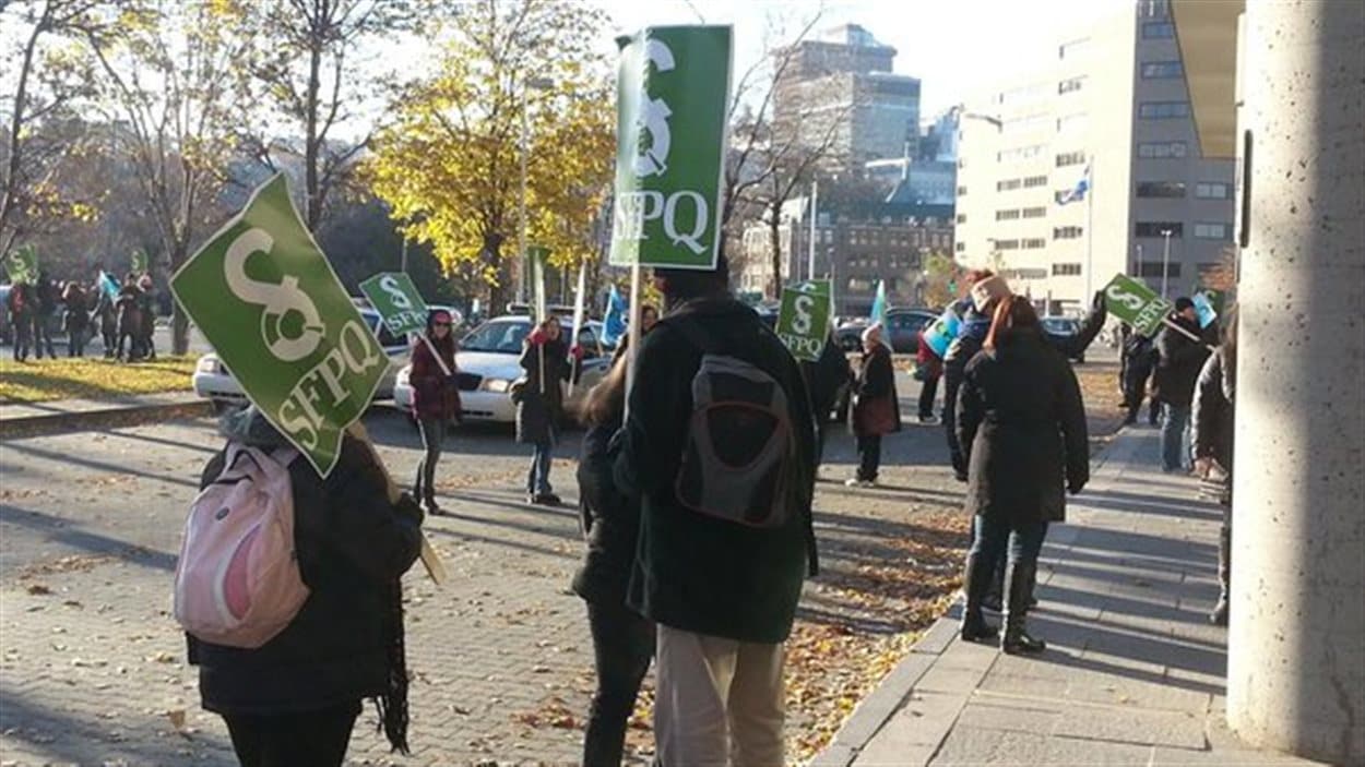 Grève tournante journée mouvementée à Québec RadioCanada.ca