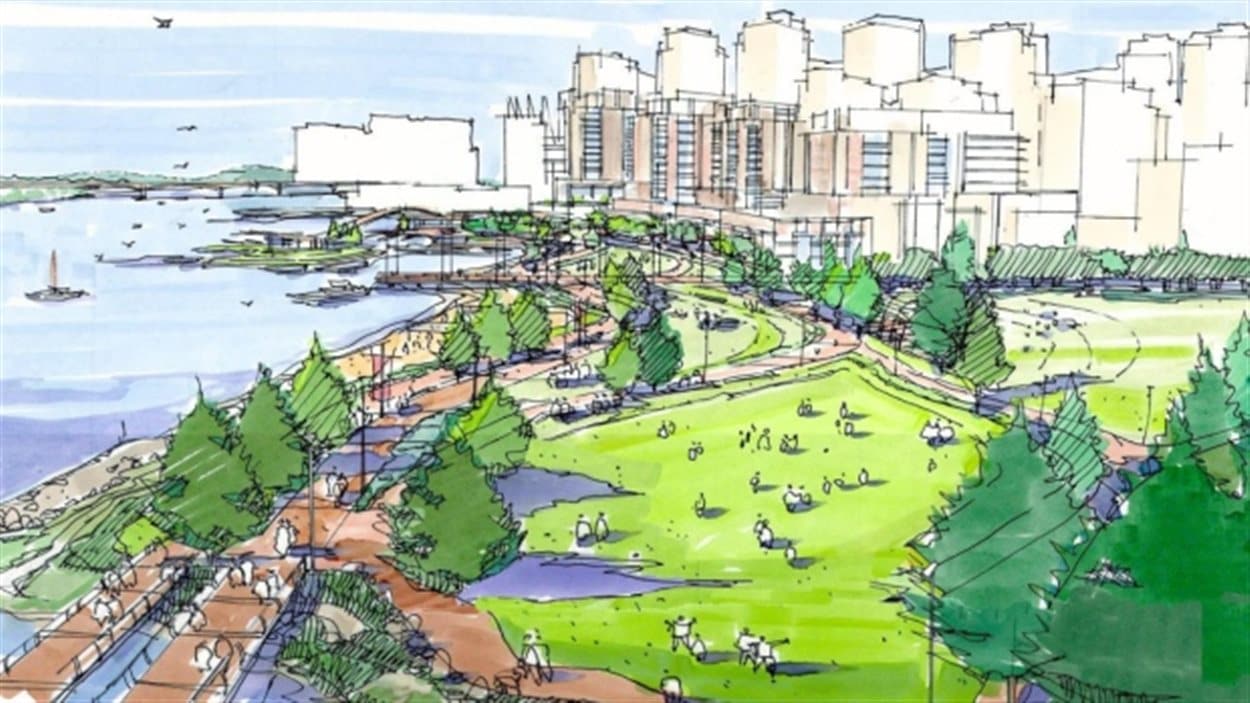 Quelque 2500 logements et un parc de 5 hectares doivent remplacer les viaducs Dunsmuir et Georgia à Vancouver.