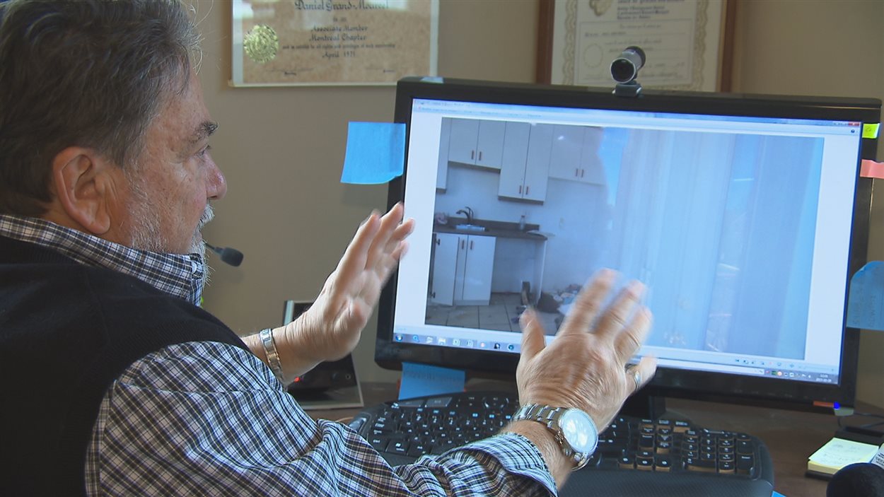 Un appartement complètement saccagé à Asbestos RadioCanada