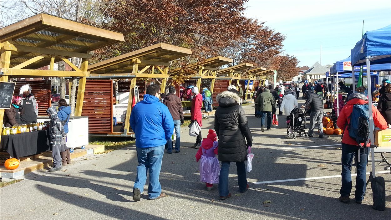 Le dernier marché public de l'année à Rimouski.
