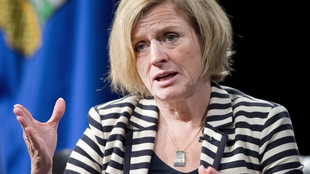 La première ministre albertaine, Rachel Notley.
