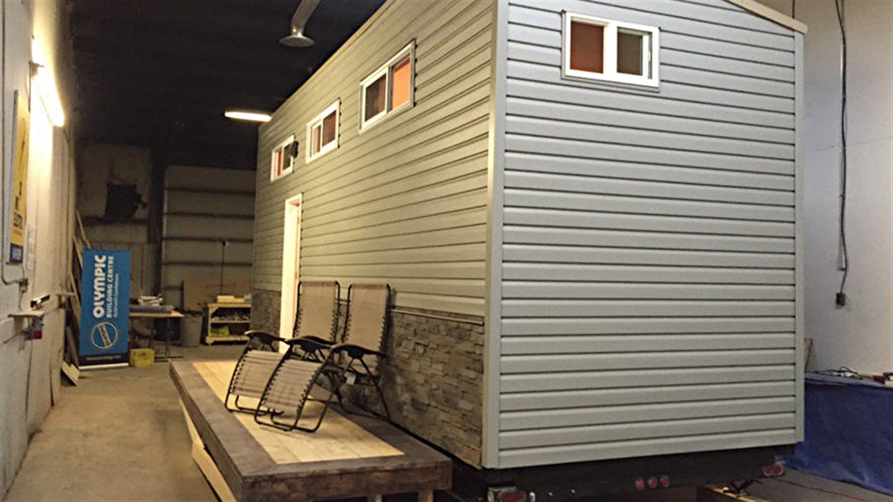 Une des mini-maisons de Darrell Manuliak et Anita Munn, au Manitoba.