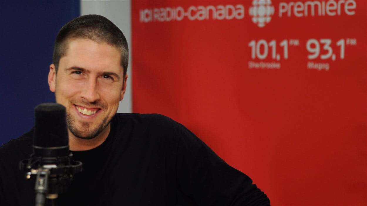 Le slameur David Goudreault
