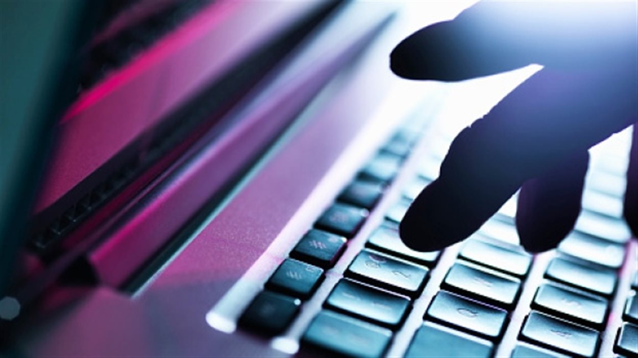 Les touches du clavier d'un ordinateur.