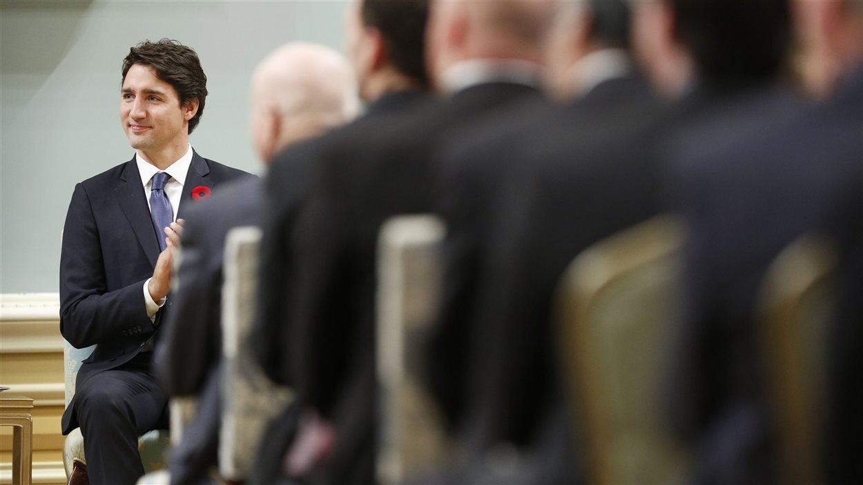Cérémonie d'assermentation du nouveau Conseil des ministres fédéral.