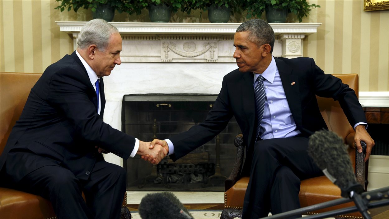 Le premier ministre israélien, Benyamin Nétanyahou, et le président américain, Barack Obama se sont rencontrés dans le Bureau ovale. 