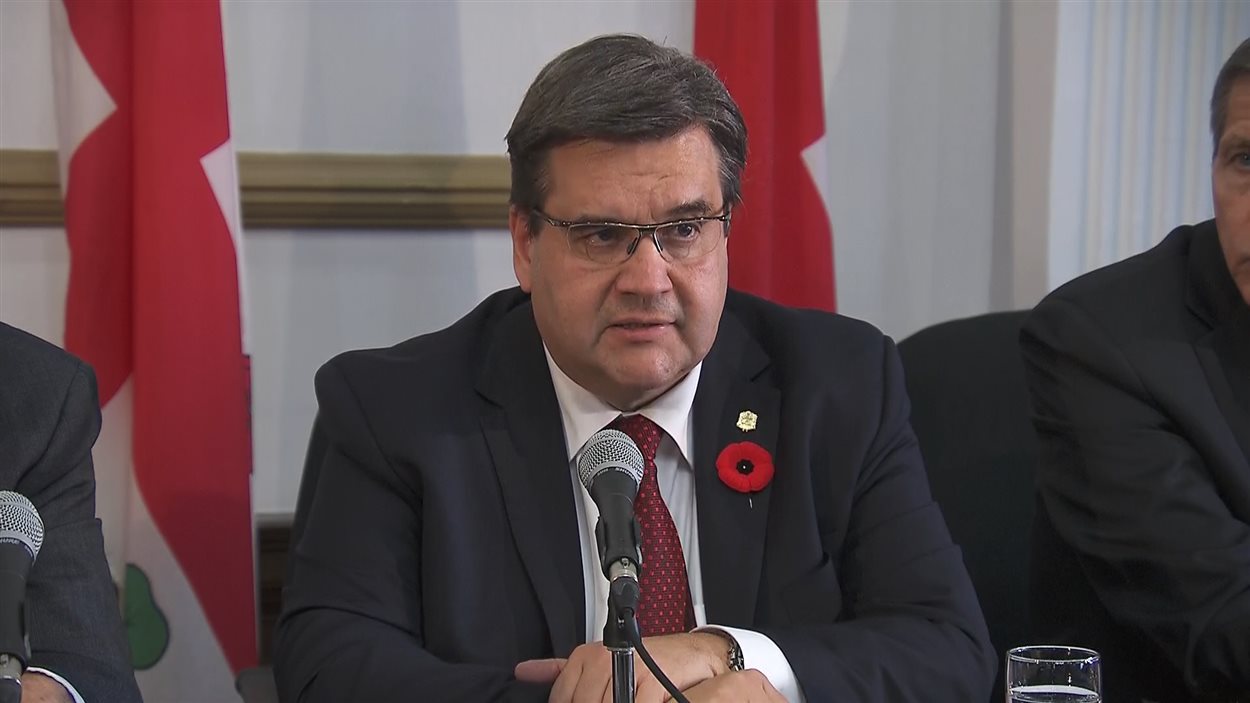 Le maire de Montréal Denis Coderre