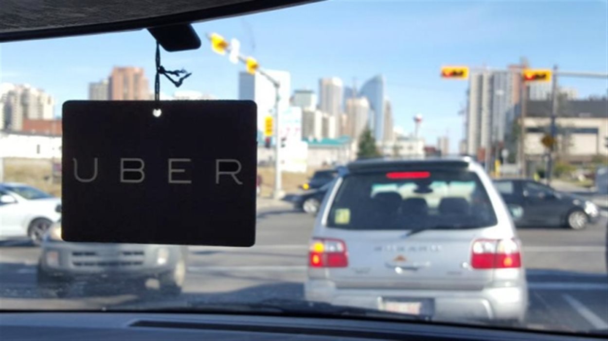 L'entreprise de transport Uber offre ses services à Calgary.