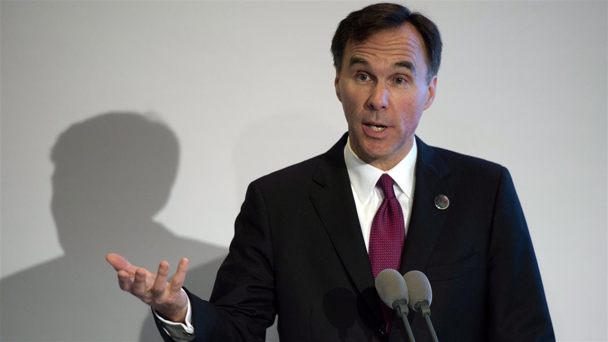 Bille Morneau, le ministre des Finances.