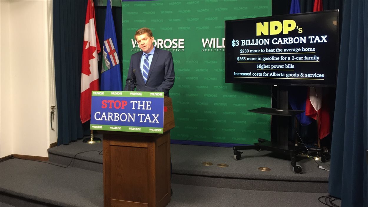 Le chef du Wildrose Brian Jean.