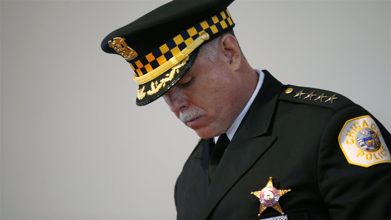 Le désormais ex-chef de la police de Chicago Garry McCarthy 