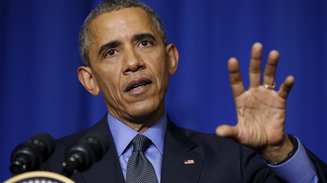 Barack Obama en point de presse à Paris