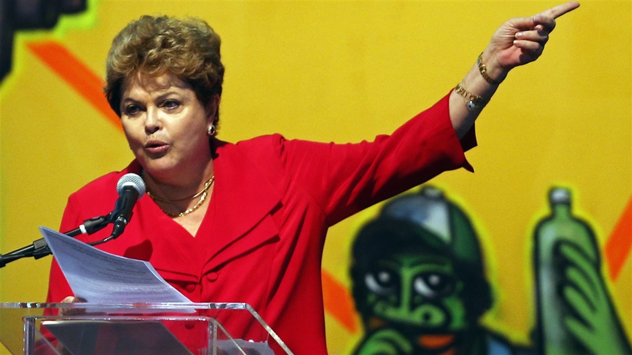 La présidente du Brésil Dilma Rousseff