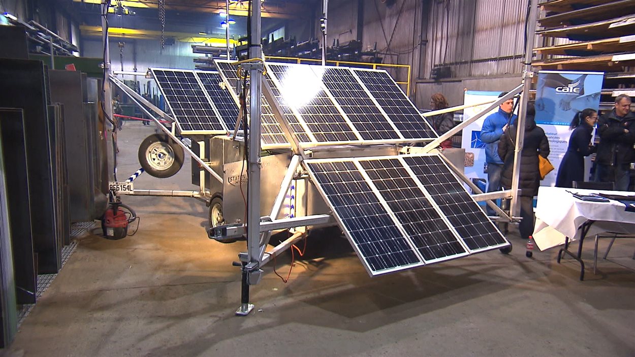 Présentation de la station mobile d'énergie renouvelable