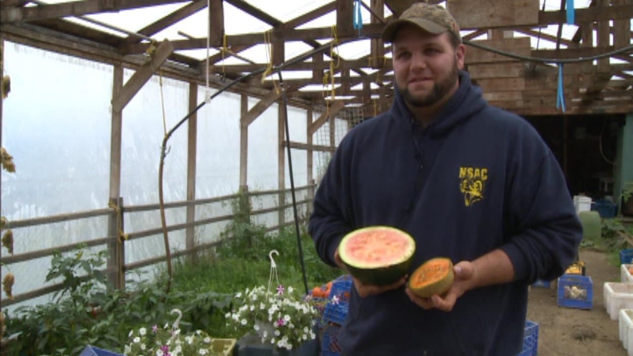 Chris Oram fait partie d'un groupe qui veut inciter plus de jeunes à se lancer en agriculture, à T.-N.-L. La moyenne d'âge des fermiers approche les 64 ans dans cette province.