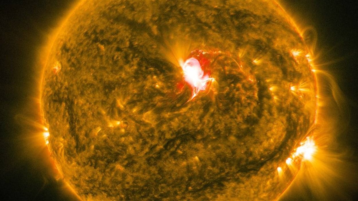 Le soleil observé par la NASA
