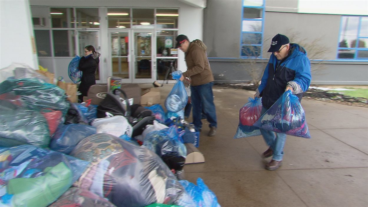 Dons à Moncton pour les réfugiés syriens