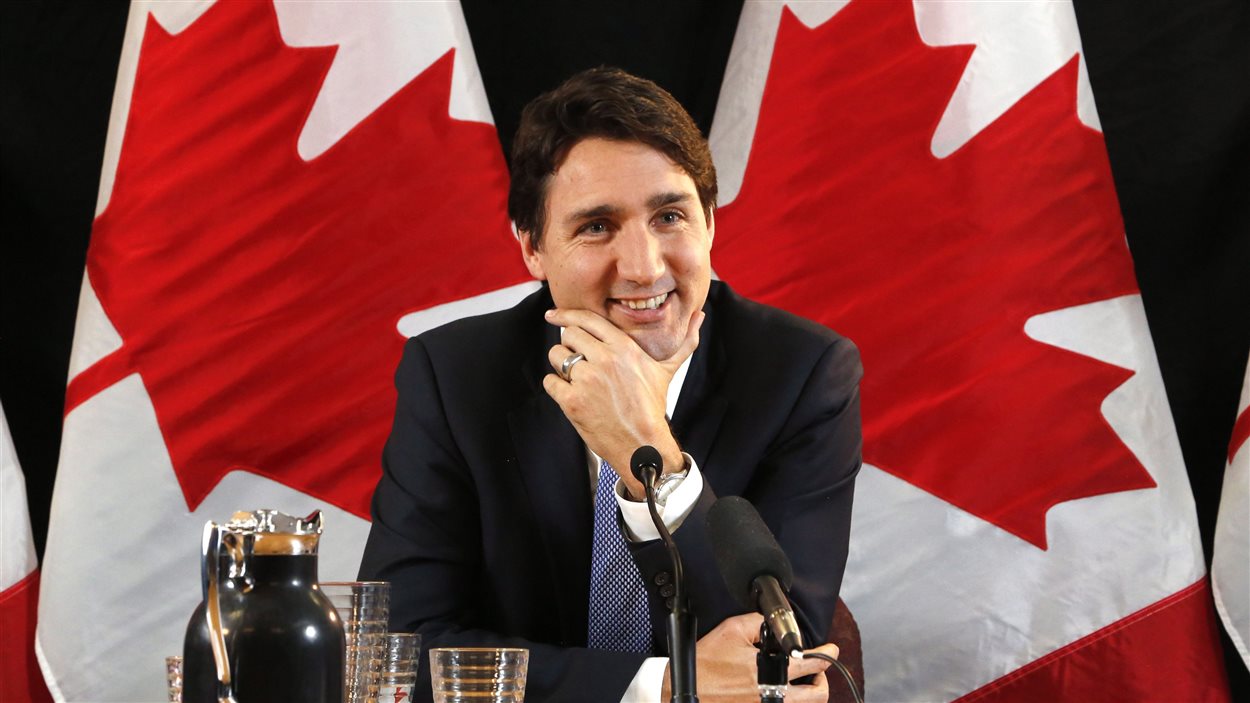 Justin Trudeau, lors de son entrevue à La Presse canadienne.