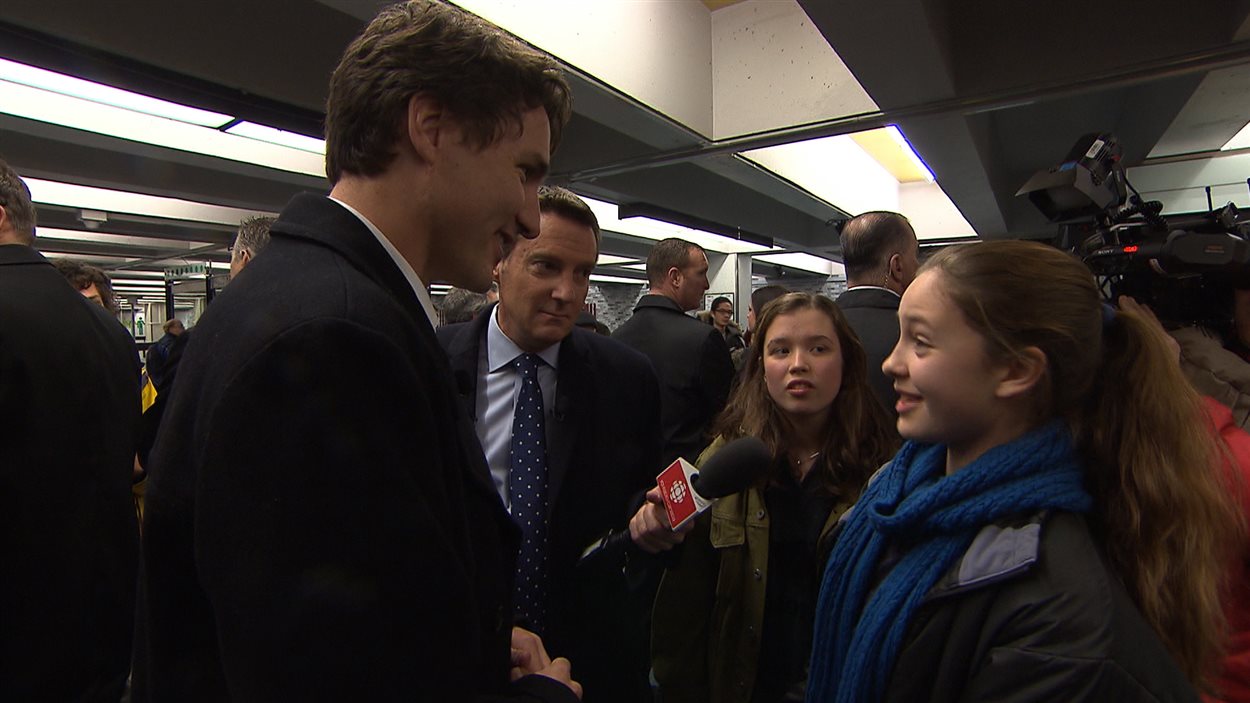 Le premier ministre Justin Trudeau a répondu à une question de Raphaëlle, 15 ans, sur la légalisation de la marijuana.