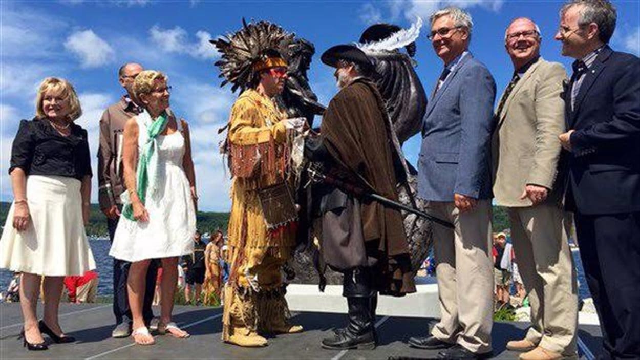Les célébrations du 400e anniversaire de l'Ontario français à Penetanguishene.